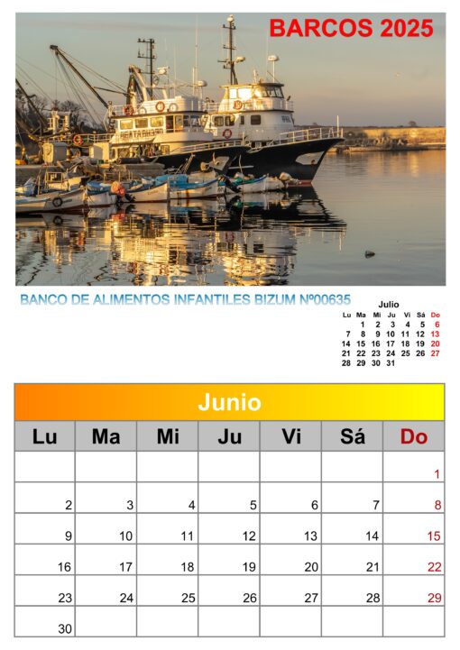 Calendario de imágenes de barcos 2025 formato A4, 12 €, envío gratis a España - Image 8