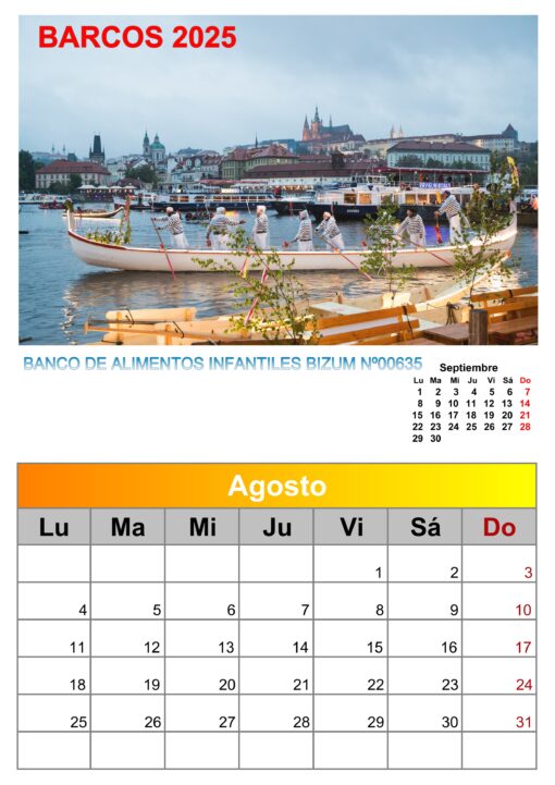 Calendario de imágenes de barcos 2025 formato A4, 12 €, envío gratis a España - Image 6