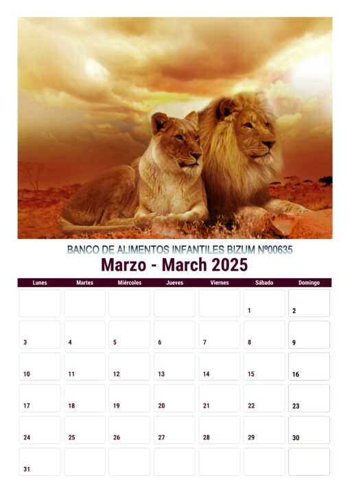 Calendario de imágenes de animales 2025 formato A4, 12 €, envío gratis a España - Image 11