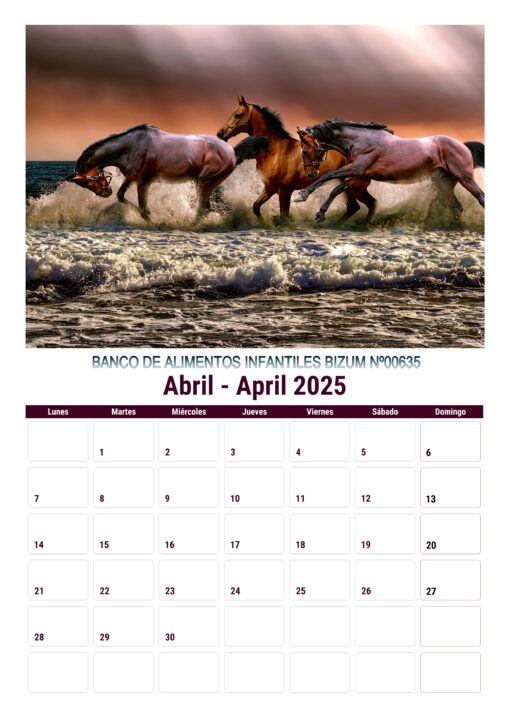 Calendario de imágenes de animales 2025 formato A4, 12 €, envío gratis a España - Image 10