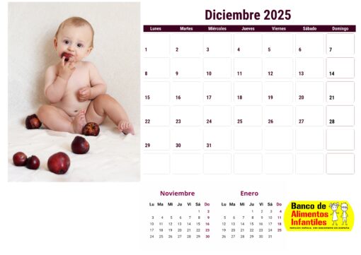 Calendario de bebés 2025 - envío gratis